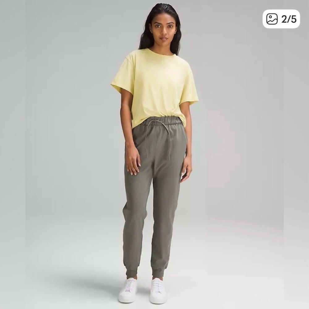 lululemon Stretch High-Rise Jogger Full Length Grey Sage Women’s 12/14